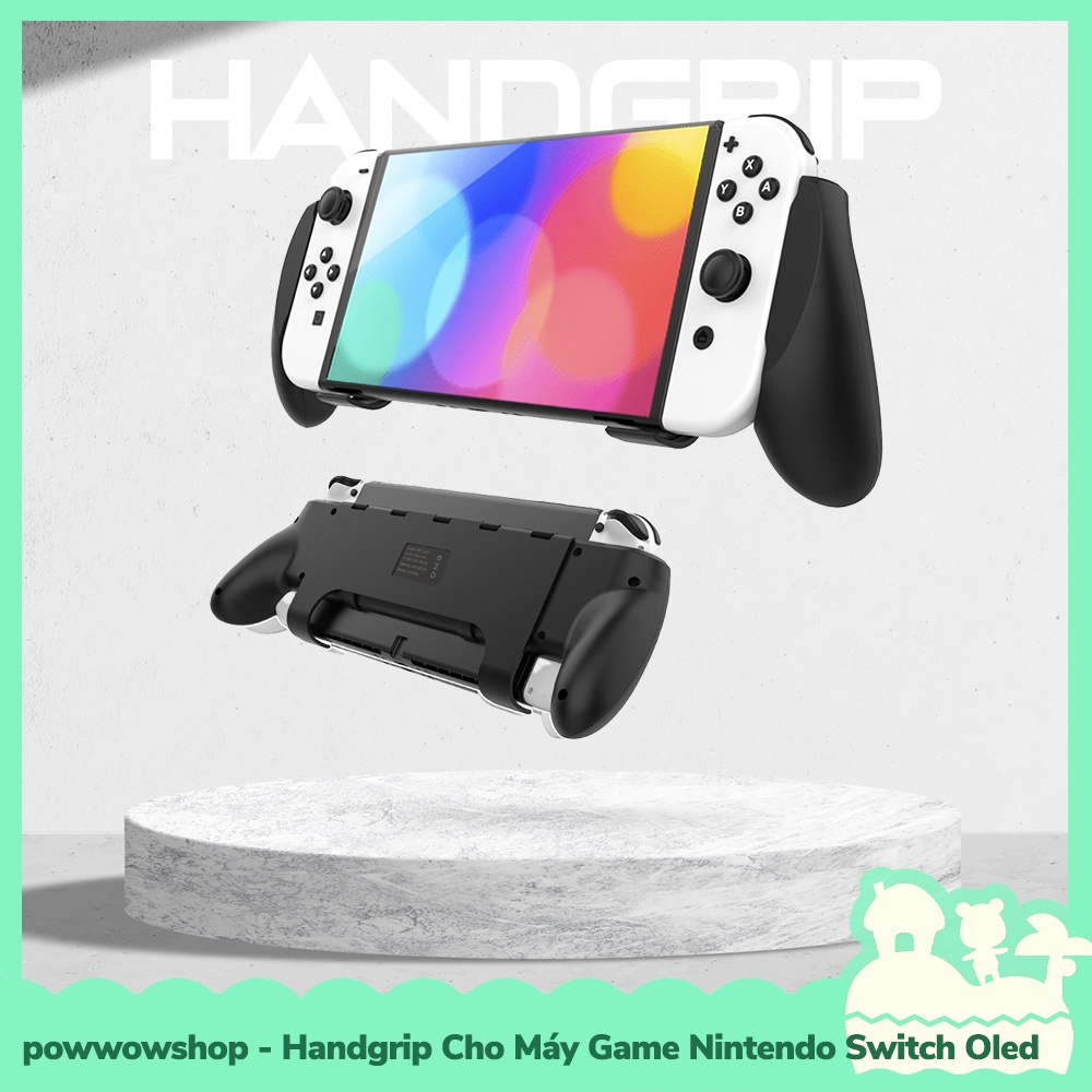 [Sẵn VN - Hỏa Tốc] OLED Phụ Kiện Handgrip Tay Cầm Nhựa ABS Cho Máy Game Nintendo Switch Oled JYS