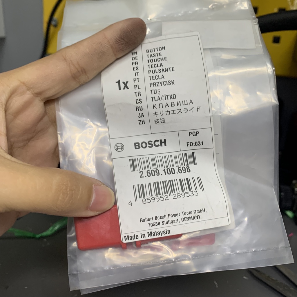 Phụ tùng Bosch chính hãng - Cần gạt đảo chiều máy khoan vặn vít BOSCH GSR 1800-LI