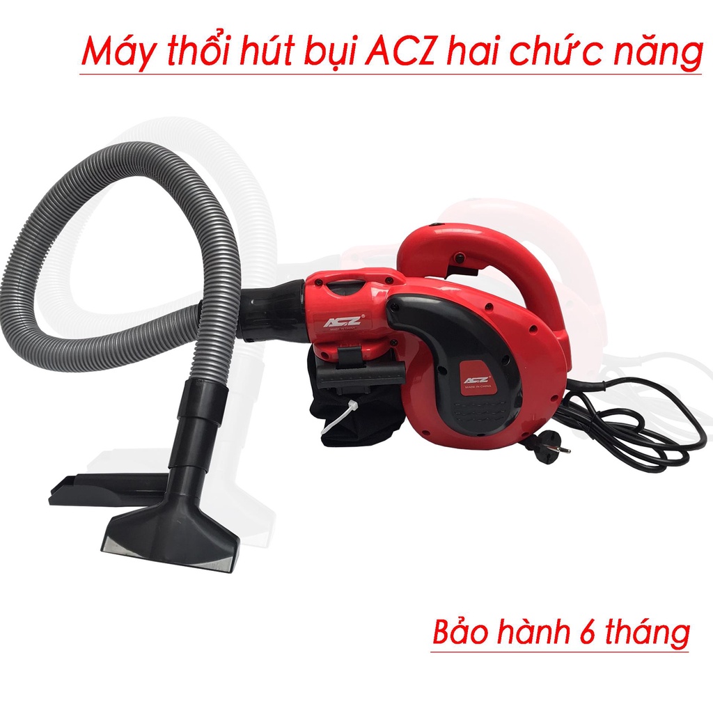 Máy thổi bụi cầm tay mini - ACZ 011- malaysia - 2 chức năng thổi hút, 6 cấp chỉnh tốc thổi bụi máy tính gia đình...