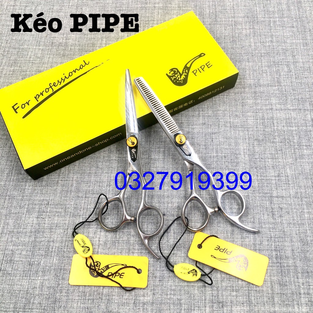 [Free Ship] Kéo cắt tóc cao cấp NHẬT PIPE 6.0in