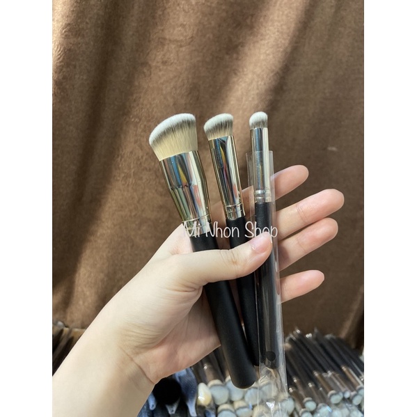 SET 3 cây cọ trang điểm nền / che khuyết điểm / triệt sắc / má kem/ khối kem