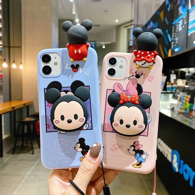 Ốp lưng chuột mickey và minie cho IPhone 6 6Plus 7/8 7/8plus X/Xs Xr Xsmax 11 11Pro 11Promax 12mini 12/12Pro 12Promax
