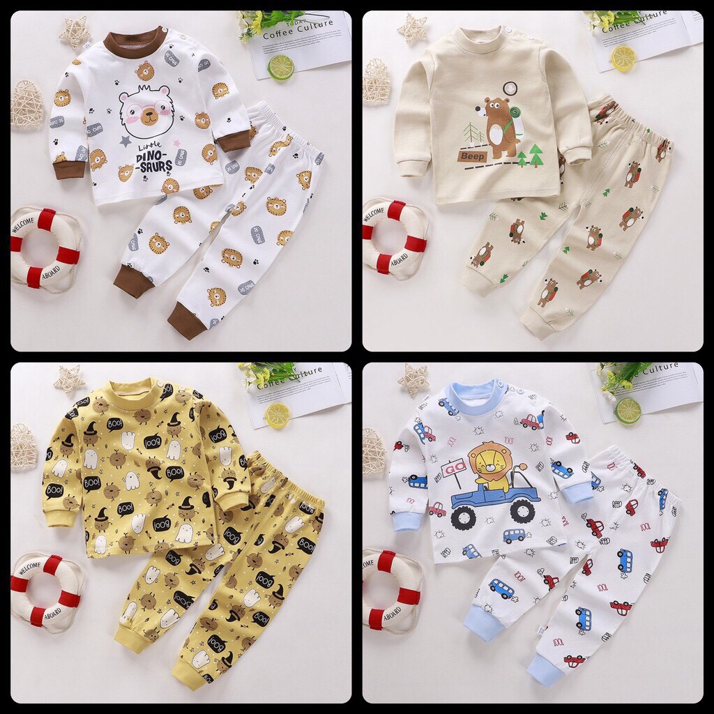 Bộ quần áo trẻ em chất vải cotton 100% hàng chuẩn Quảng Châu, mềm mịn !