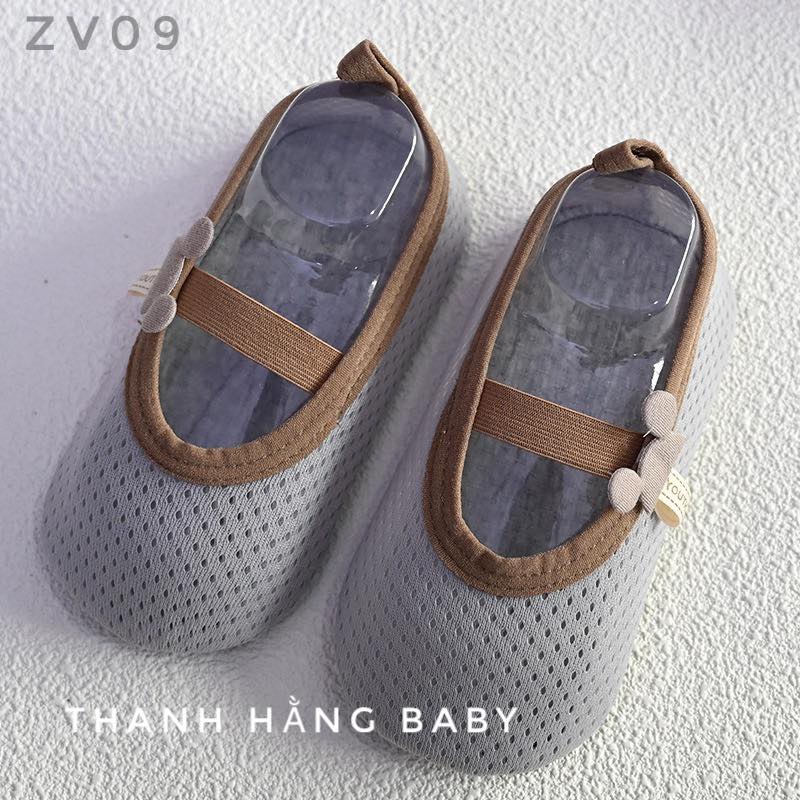 Giày Tập Đi, Giày Trẻ Em Lưới Thông Hơi Cho Các Bé Thanh Hằng Baby 9 Đến 12 Cm