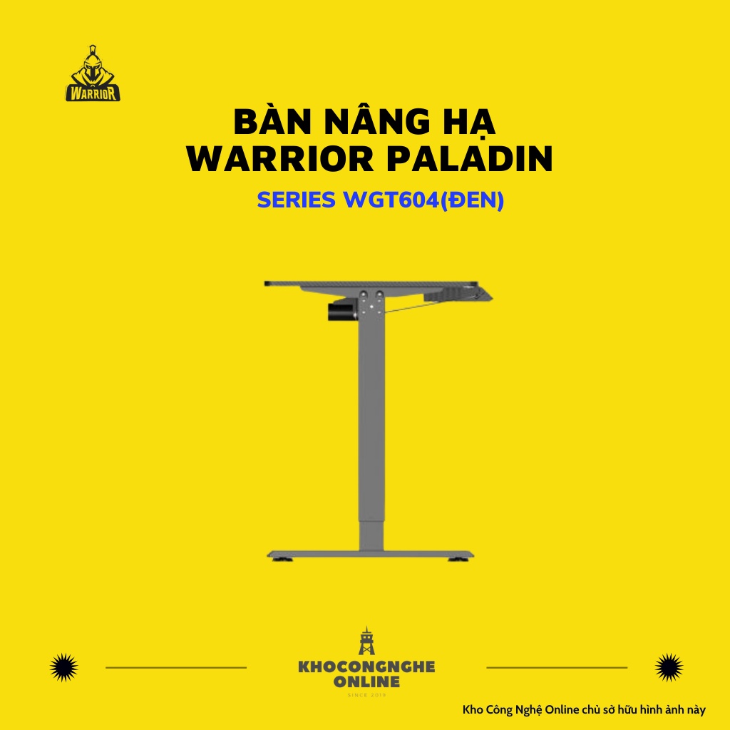 Bàn nâng hạ WARRIOR – Paladin Series – WGT604 (Đen)