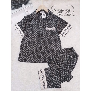 💕ĐỒ BỘ PYJAMA TAY NGẮN💕LỤA LATIN SAM