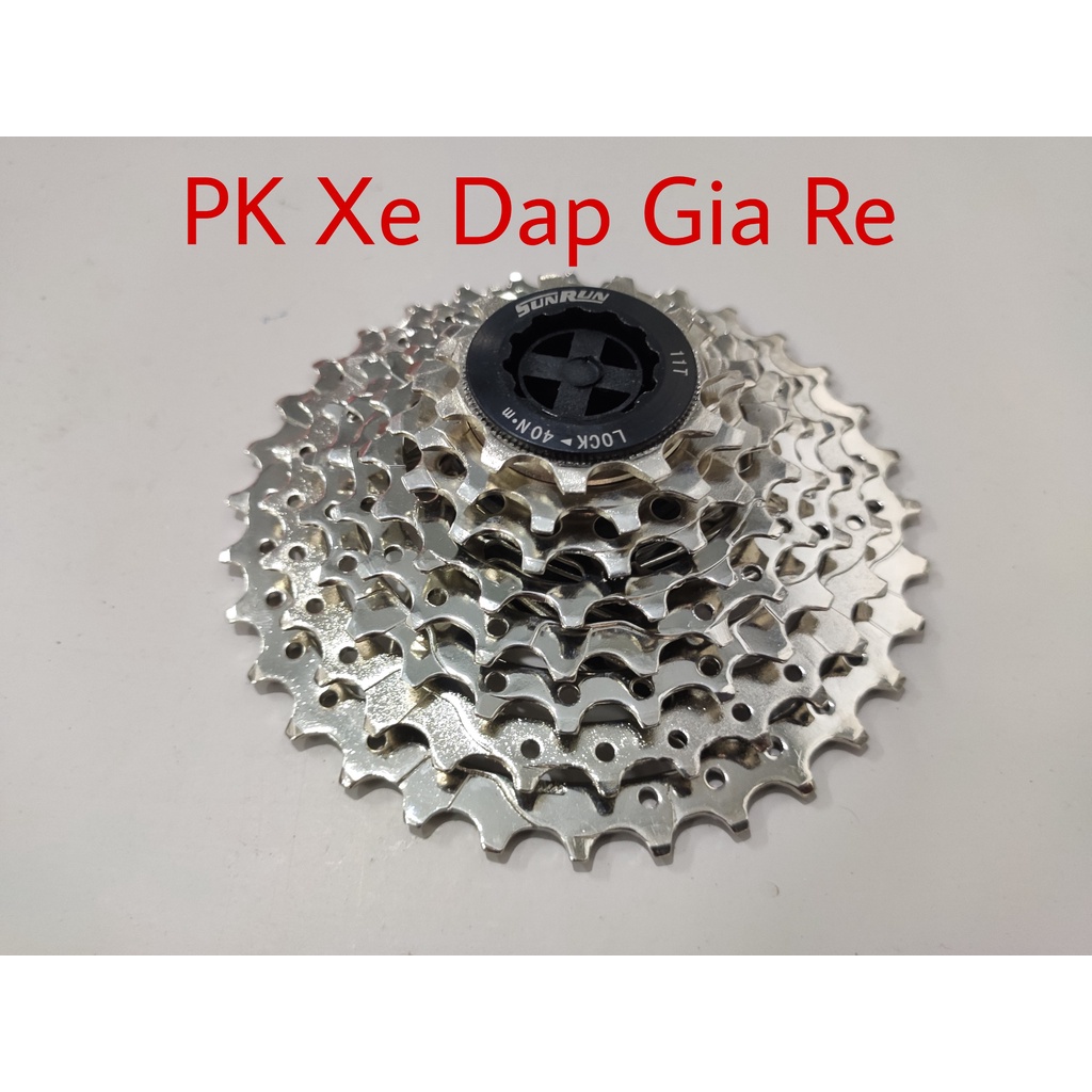 Líp thả xe đạp 8 tầng, Líp thả SUNRUN 8 tầng 11-32T - PK Xe Dap Gia Re
