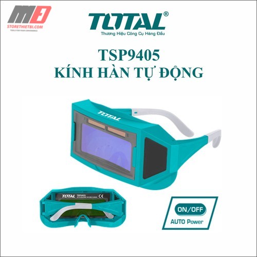TSP9405 Kính hàn tự động Total bật/tắt tự động, vùng quan sát 90x35mm chuyển thời gian (Sáng sang tối)