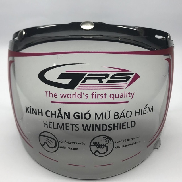 Kính gắn cho mũ bảo hiểm 1/2 và 3/4 đầu