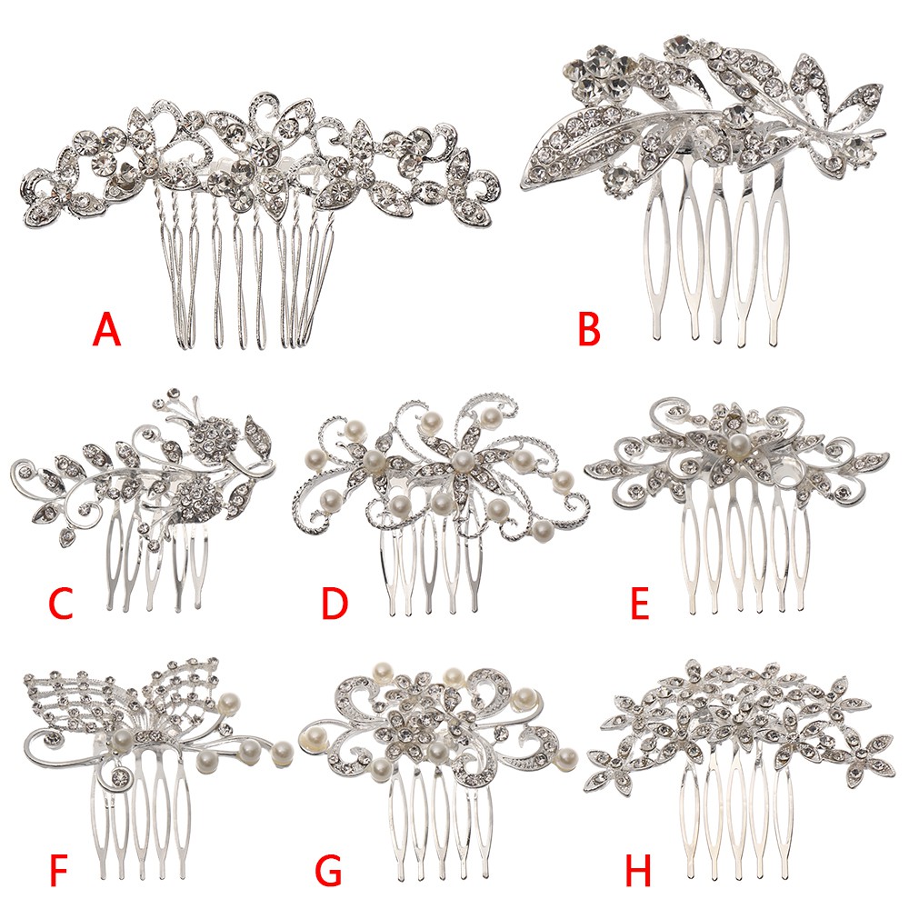 Lược Cài Tóc Cô Dâu Hình Chiếc Lá Thời Trang|Cài Tóc Hình Hoa Cho Cô Dâu Ngày Cưới