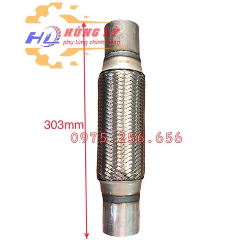Ống xả mềm phi 50*300 HD3T5-KIA1T4-HM6T phụ tùng ô tô Phụ tùng Hùng Lỳ