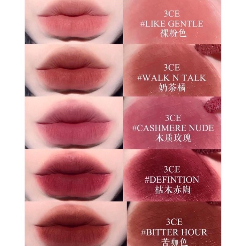 Son Kem 3CE Velvet Lip Tint