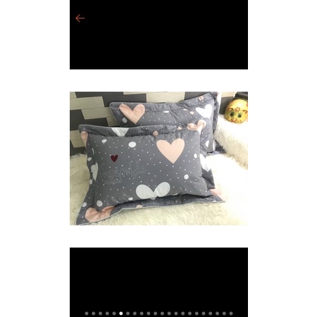Vỏ gối nằm 45x65 cao cấp cotton có khóa kéo trần bông, áo gối nằm đẹp 45x65 1 đôi .