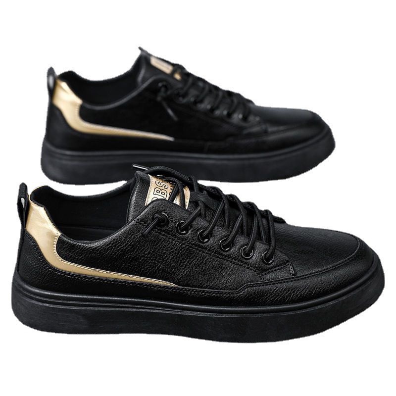 (Có 2 Màu) Giày nam sneaker Ginban trắng và đen xu hướng mới 2022