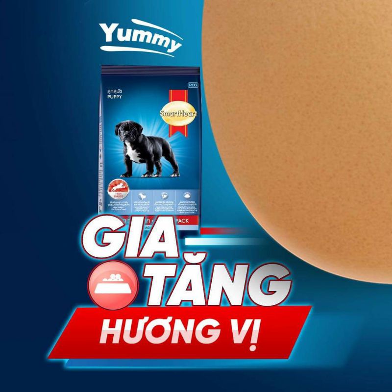 Thức ăn cho chó nhỏ loại giầu dinh dưỡng Smartheart power pack bao 20kg
