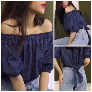 ÁO CROPTOP NƠ LƯNG (ẢNH THẬT CUỐI)
