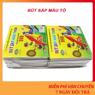 Bút sáp màu tô màu thơm cho bé 12 màu