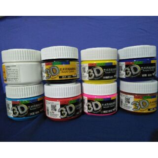 Bộ 8 màu acrylic 3d 100ml