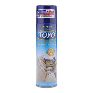 Toyo: Chai xịt đánh bóng gỗ, da salon, ghế da Toyo