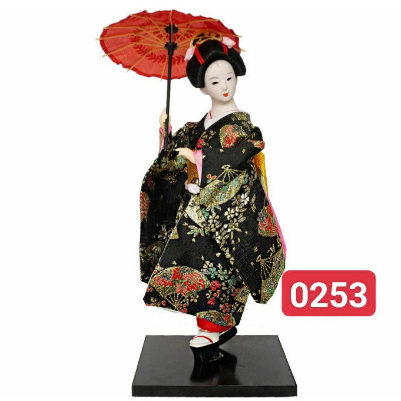 Búp Bê GeiSha mặc kimono truyền thống Nhật Bản