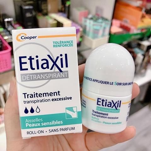 Lăn Khử Mùi ngăn Mồ Hôi etiaxil Dành Cho Da nhạy cảm 15ml chính hãng pháp ngăn hôi nách,ướt nách,ra mồ hôi nách xanh