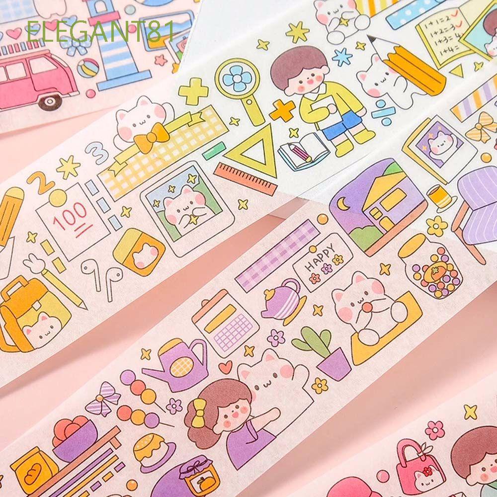 Miếng dán trang trí sổ tay/album hình bộ xương DIY dành cho trẻ em ELEGANT81