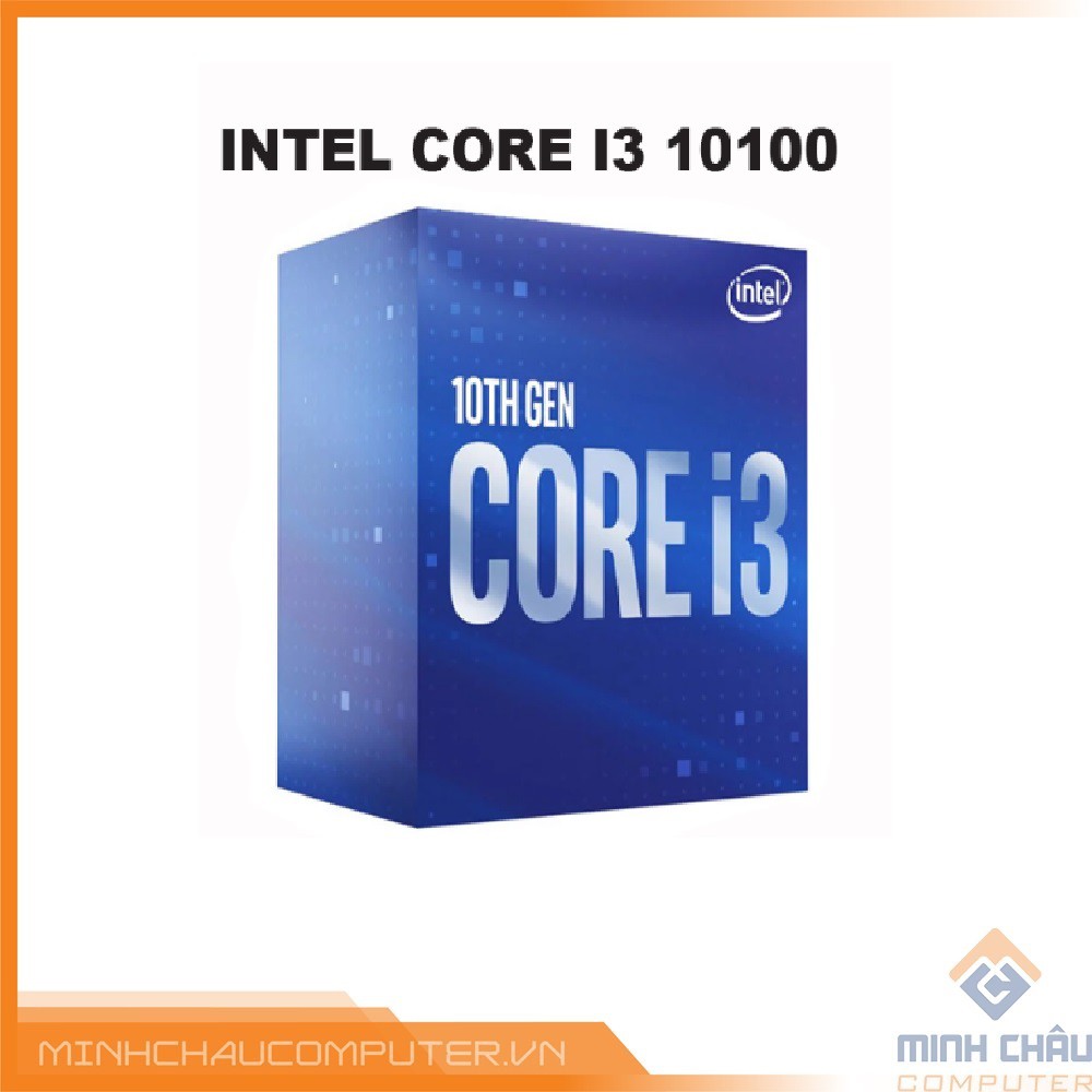 Bộ vi xử lý I3 10100F Box Chính hãng Intel