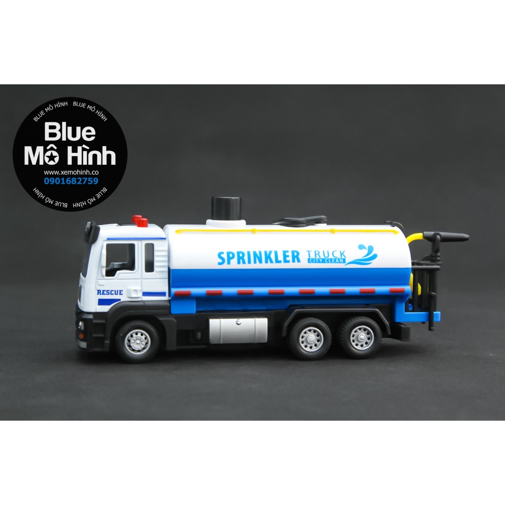 Xe mô hình công trình xe bồn phun nước