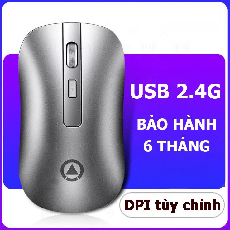 Chuột Không Dây Bluetooth/Wireless A8 Chức Năng Sạc Lại Pin, tương thích với nhiều thiết bị máy vi tính, laptop, tivi...