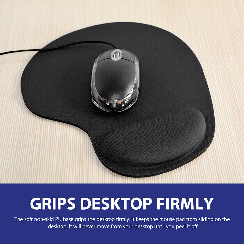 MAYSHOW Thicken Mouse Pad Soft Wrist Support Wrist Rest Ergonomic Sponge Home Office Comfortable Non Slip Mice Mat/Multicolor