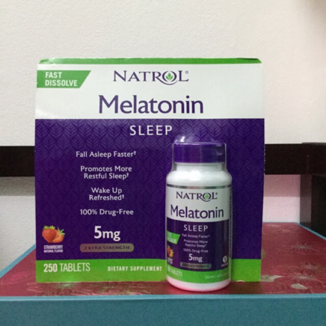 Thuốc hỗ trợ giấc ngủ Natrol Melatonin ( Fast Dissolve)