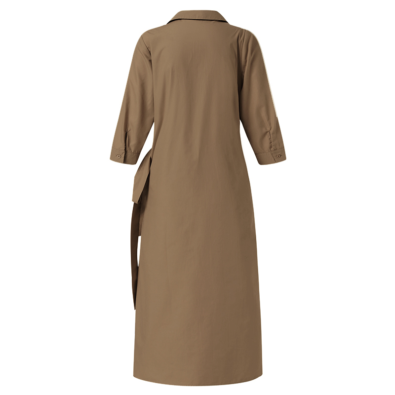 Đầm Maxi ZANZEA Tay Lửng 3 /4 Thời Trang Cho Nữ