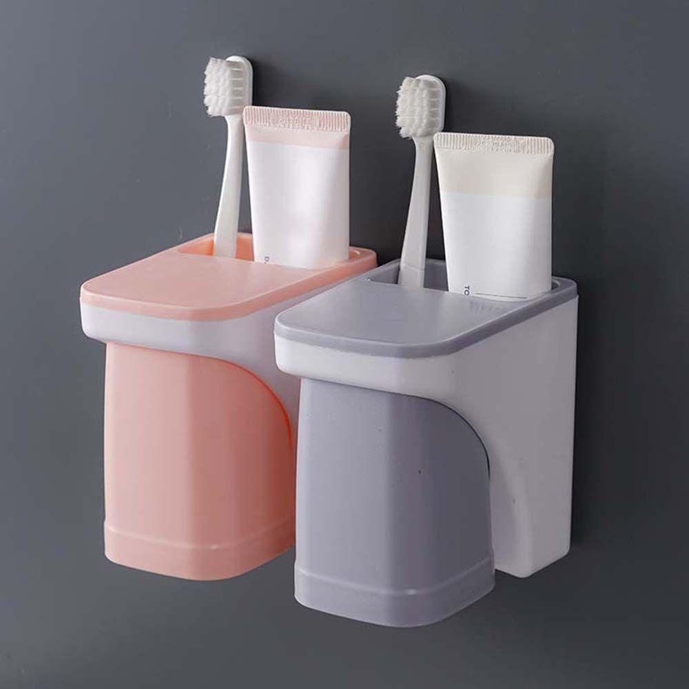 IVORY Giá Đỡ Bàn Chải Đánh Răng / Dao Cạo Râu Tự Dính Đa Năng