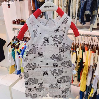 Bộ ba lỗ cotton tre