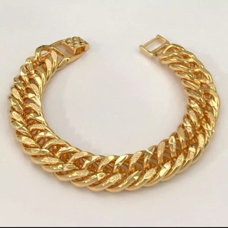 Lắc tay nam - nữ mạ vàng 24k ( 18.5x1.3x5 ) cm