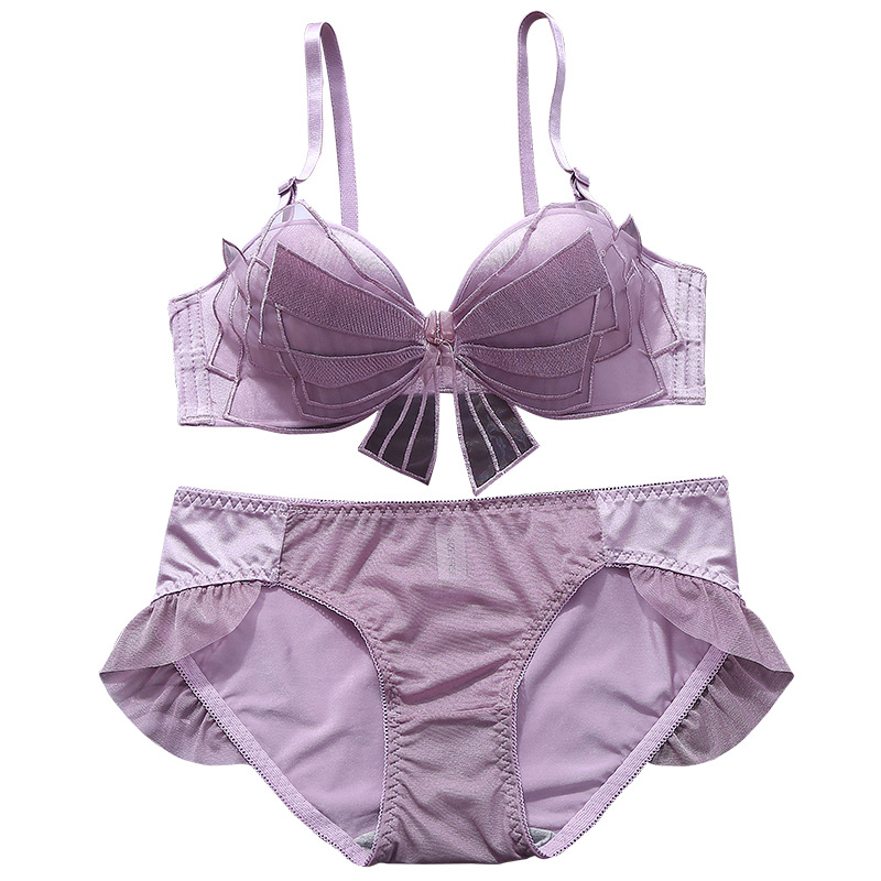 Bộ đồ lót nâng ngực không gọng điều chỉnh được thêu họa tiết gợi cảm (có bán lẻ áo ngực) | BigBuy360 - bigbuy360.vn