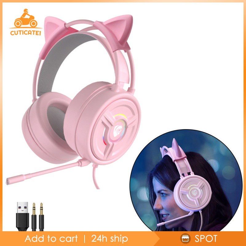 ✨Activity price✨Tai Nghe Gaming Psh-200 3.5mm Có Mic Cuticate1 Cho Pc Laptop