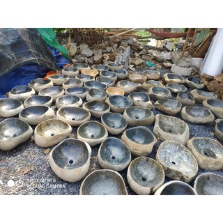 Lavabo đá cuội/Chậu đá rửa mặt