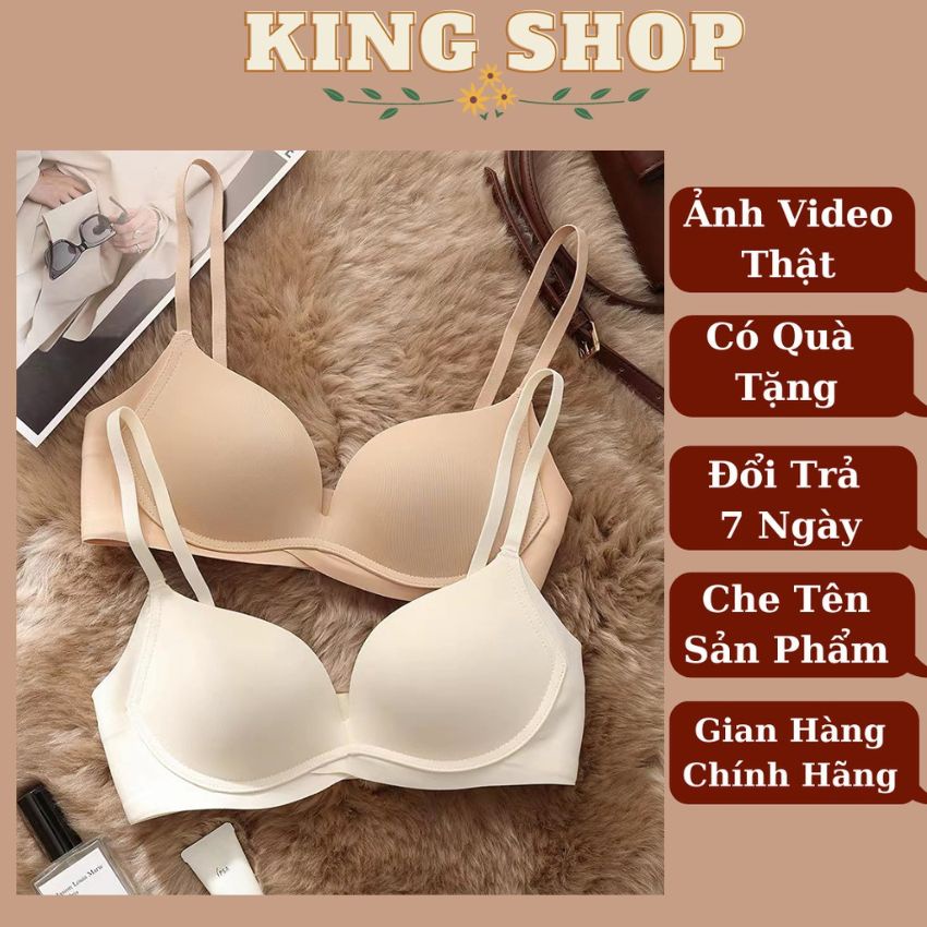 Áo ngực su không gọng mềm mại Cao Cấp, áo bra nữ đệm mút nâng ngực sexy gợi cảm - A2179