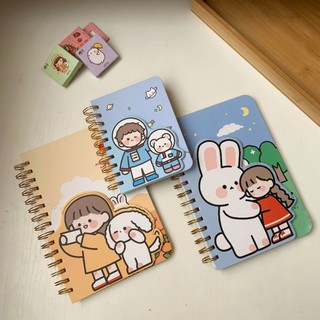Sổ Gáy Lò Xo | Bìa Cô Gái Dễ Thương