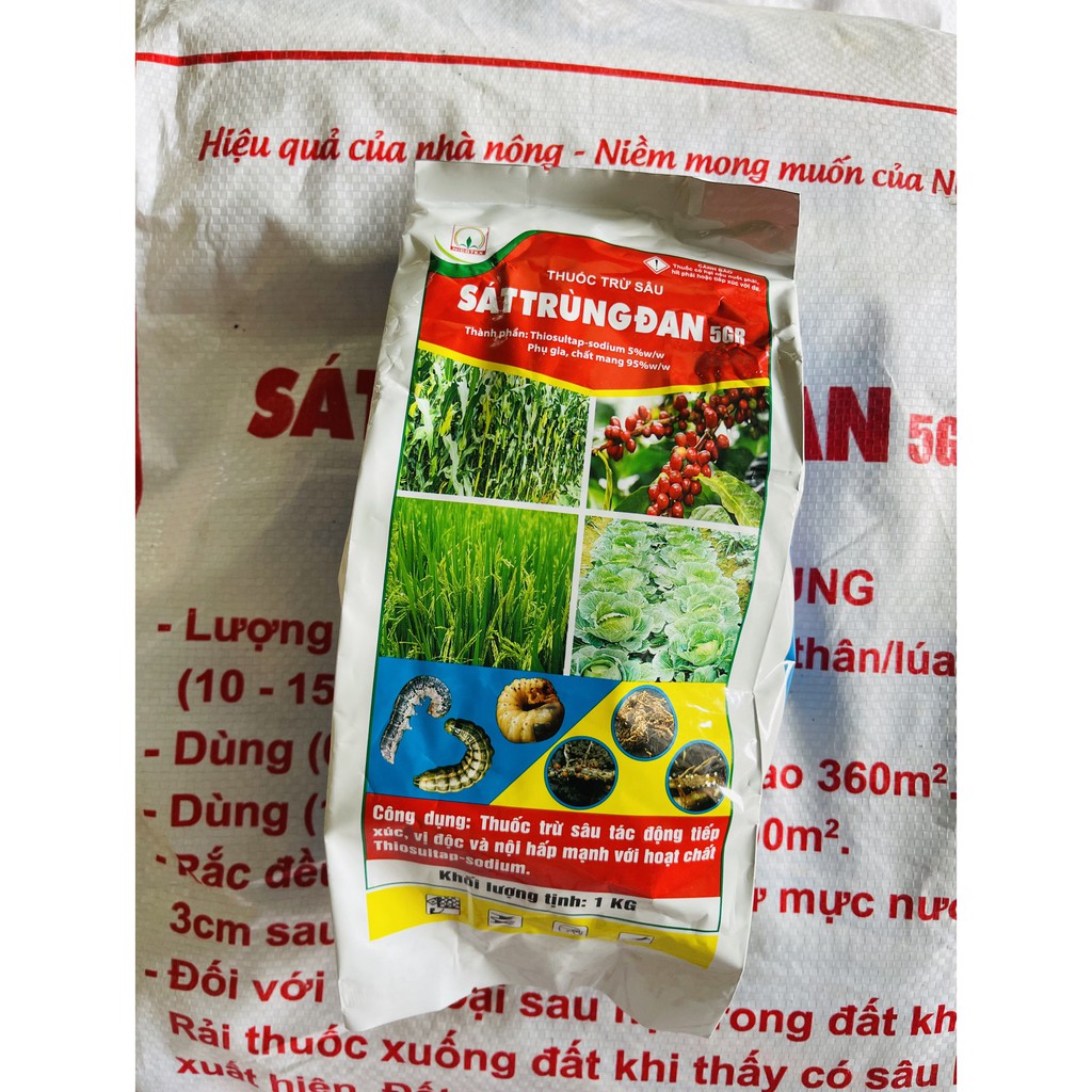 Chế Phẩm Sát Trùng Đan Trừ Sâu Rệp Sùng Đất  5GR - Gói 1kg