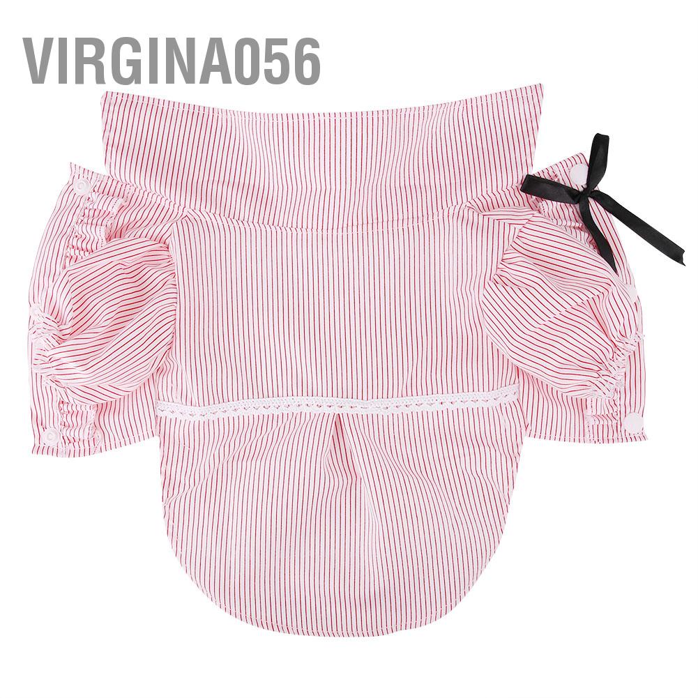 Virgina056 Virgina056 Quần áo cho thú cưng Áo sơ mi chó mèo con dễ thương