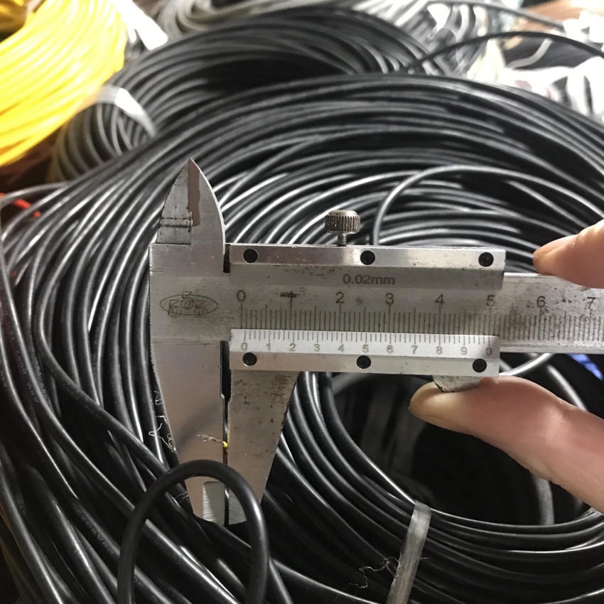 [ Cuộn 100 mét] Dây điện tín hiệu chống nhiễu 3x28awg lõi đồng mạ vỏ màu đen