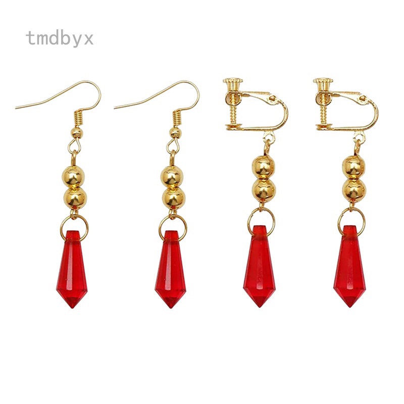 Tmdbyx 1 Đôi Bông Tai Hình Bánh Tartaglia Thời Trang