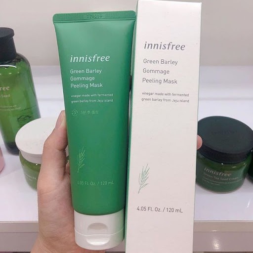 Mặt Nạ Tẩy Tế Bào Chết Innisfree Green Barley Gommage Peeling Mask