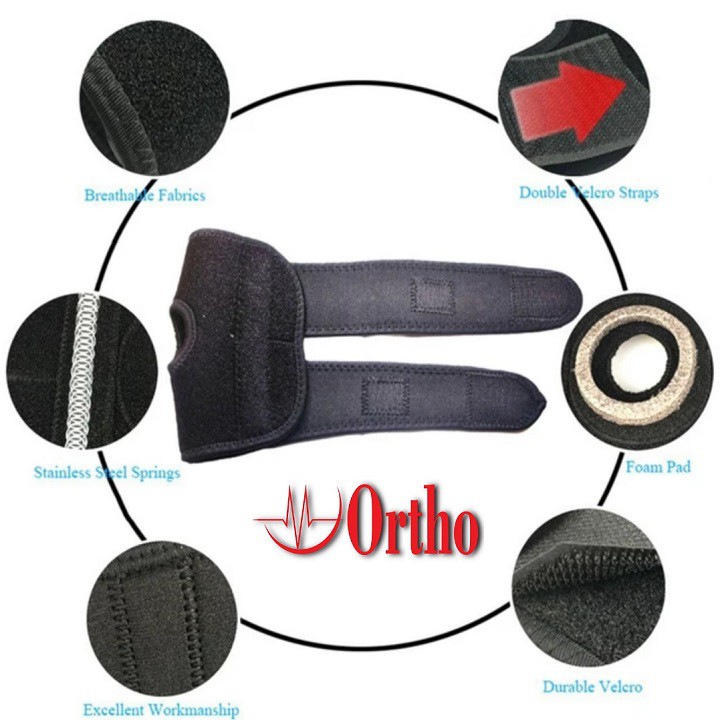 Đai bảo vệ khuỷu tay, có 2 lò xo trợ lực, chính hãng Ortho  DKT1