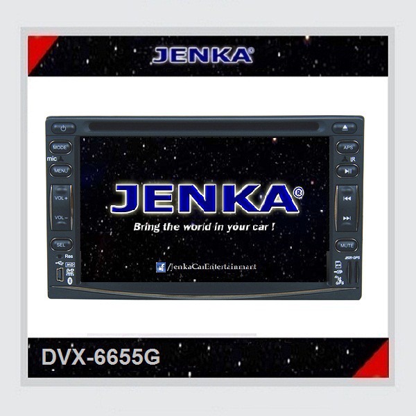 JENKA DVX-6655G Màn hình DVD đa phương tiện có định vị dẫn đường GPS