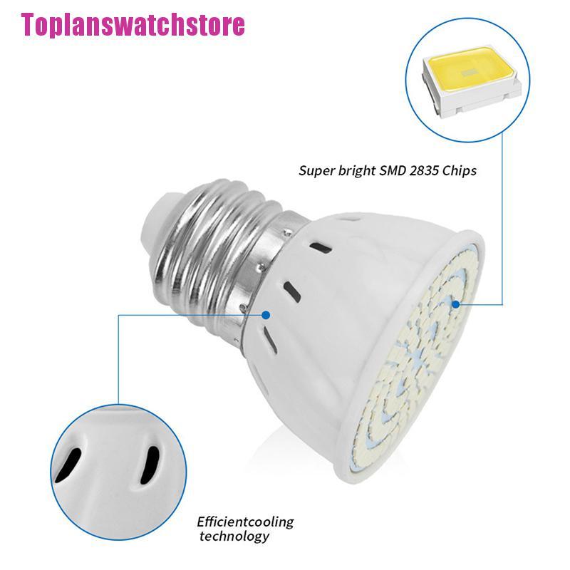 Đèn LED E27 48 / 60 / 80 220V Kích Thích Tăng Trưởng Cho Cây Trồng Toàn Bộ