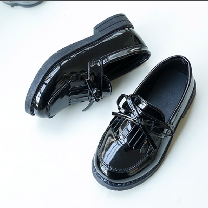 Giày Búp Bê Da Đế Mềm Phong Cách Hàn Quốc Thời Trang Mùa Thu 2022 Cho Bé Gái