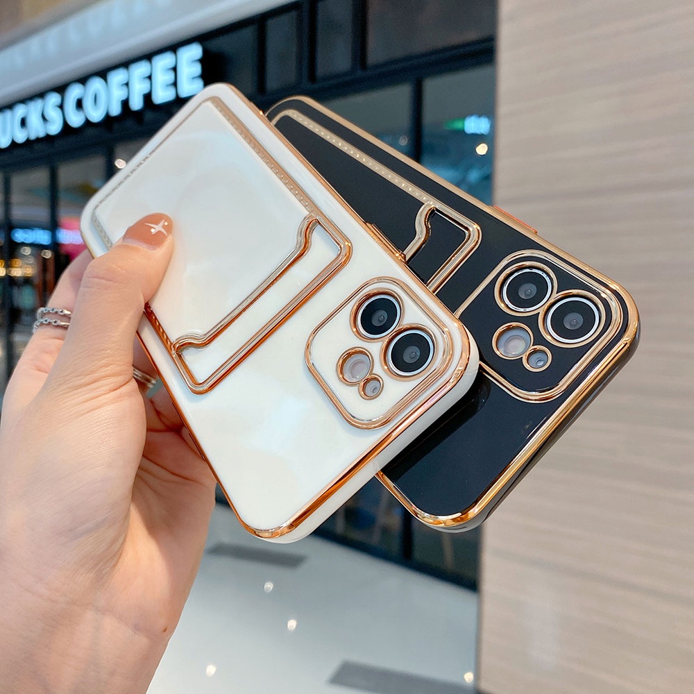 Ốp điện thoại chống sốc kiểu dáng sang trọng thích hợp cho iphone 13 12 11 Pro MAX X XR XS MAX 7 8 Plus